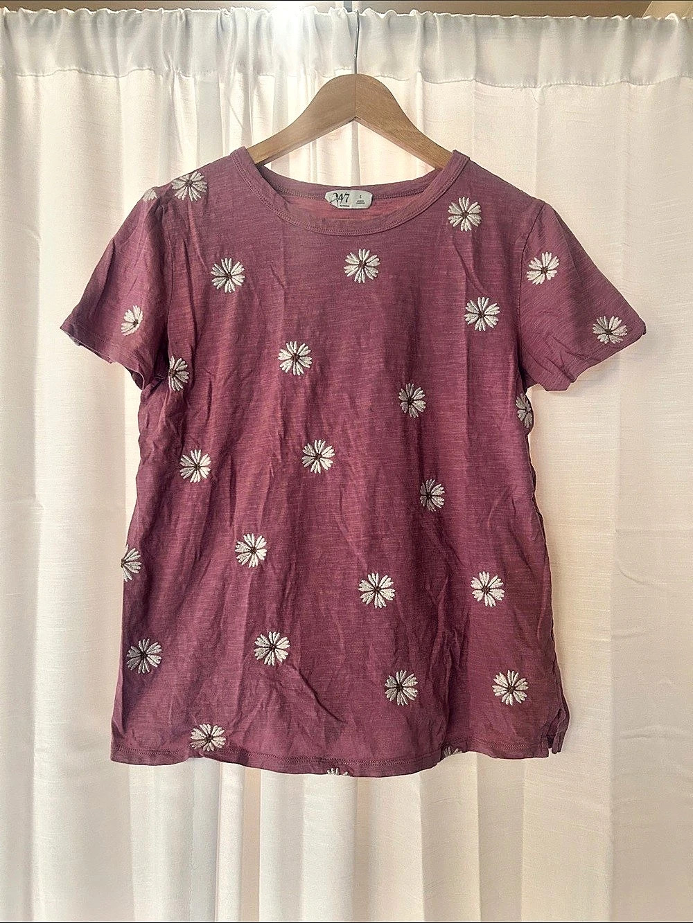 Floral Short Sleeve Top in Pink